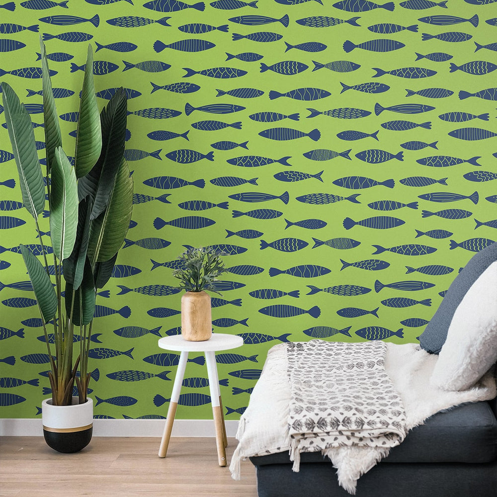 
                  
                    SC21504 fish coastal wallpaper living room from the Summer House collection by Seabrook Designs
                  
                