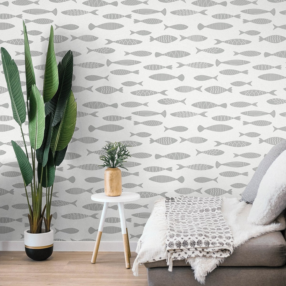 
                  
                    SC21508 fish coastal wallpaper living room from the Summer House collection by Seabrook Designs
                  
                
