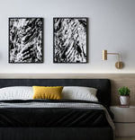 SD7002 Melba abstract framed wall art bedroom from Say Decor