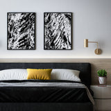SD7002 Melba abstract framed wall art bedroom from Say Decor