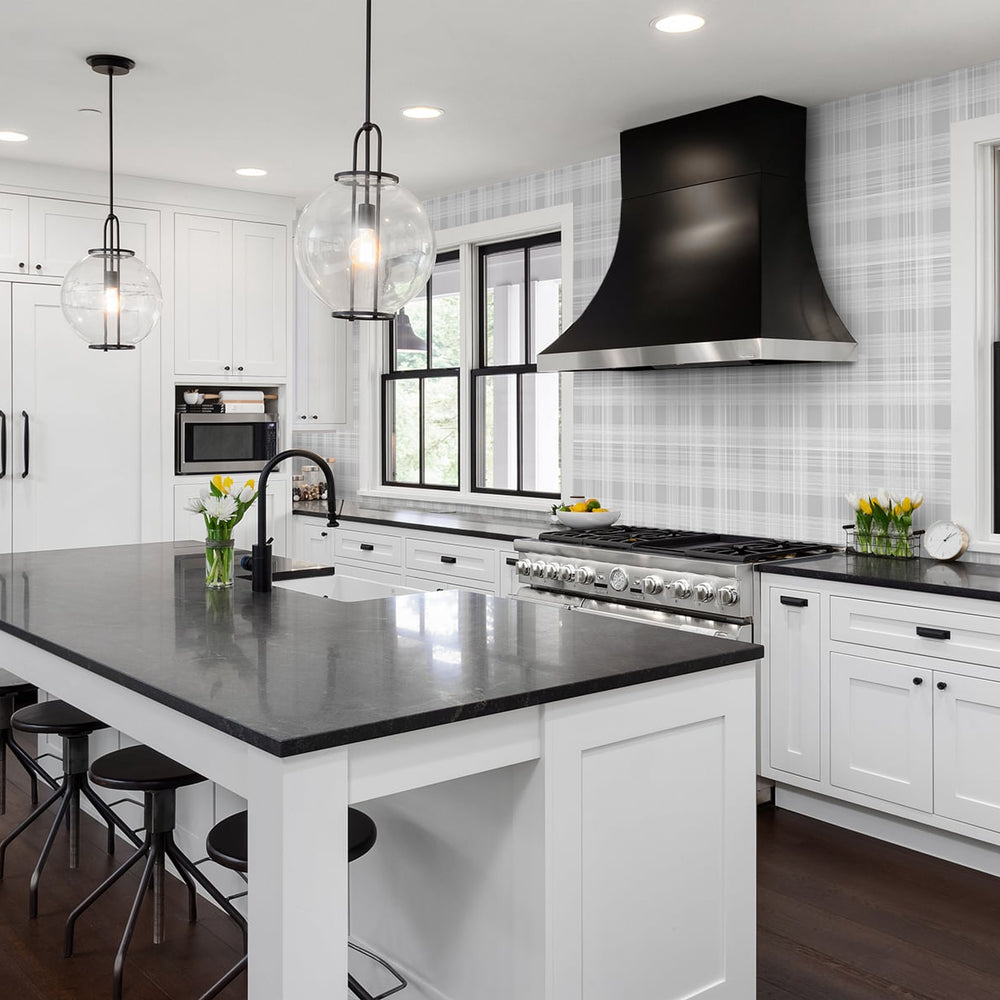 
                  
                    SG10008 rad plaid peel and stick removable wallpaper kitchen from The Sojourn Collection by Stacy Garcia Home
                  
                