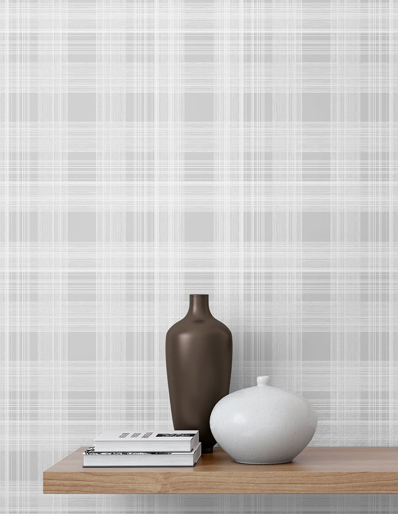 SG10008 rad plaid peel and stick removable wallpaper decor from The Sojourn Collection by Stacy Garcia Home