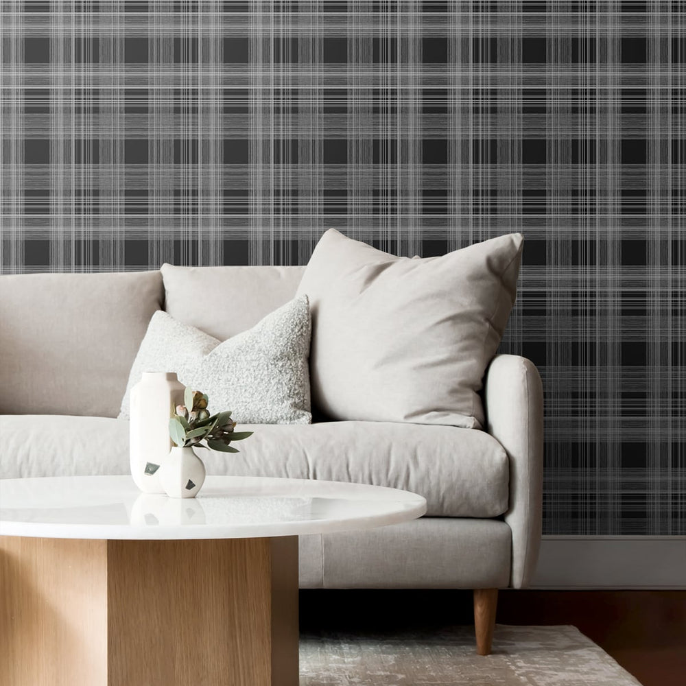 
                  
                    SG10010 rad plaid peel and stick removable wallpaper living room from The Sojourn Collection by Stacy Garcia Home
                  
                