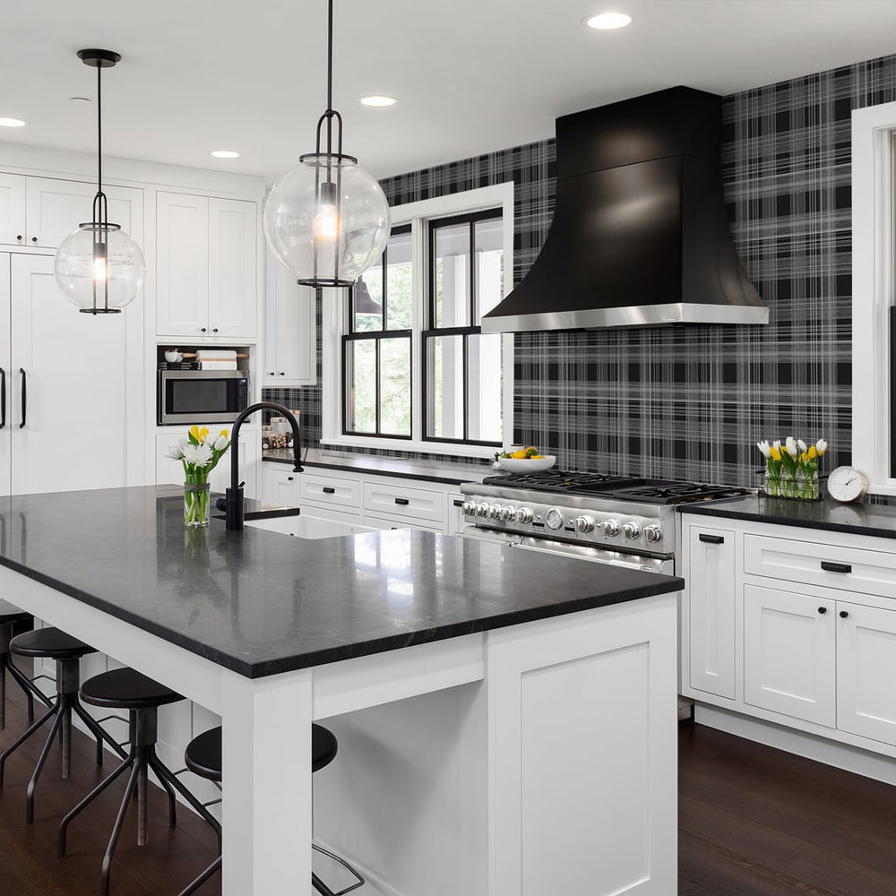 
                  
                    SG10010 rad plaid peel and stick removable wallpaper kitchen from The Sojourn Collection by Stacy Garcia Home
                  
                