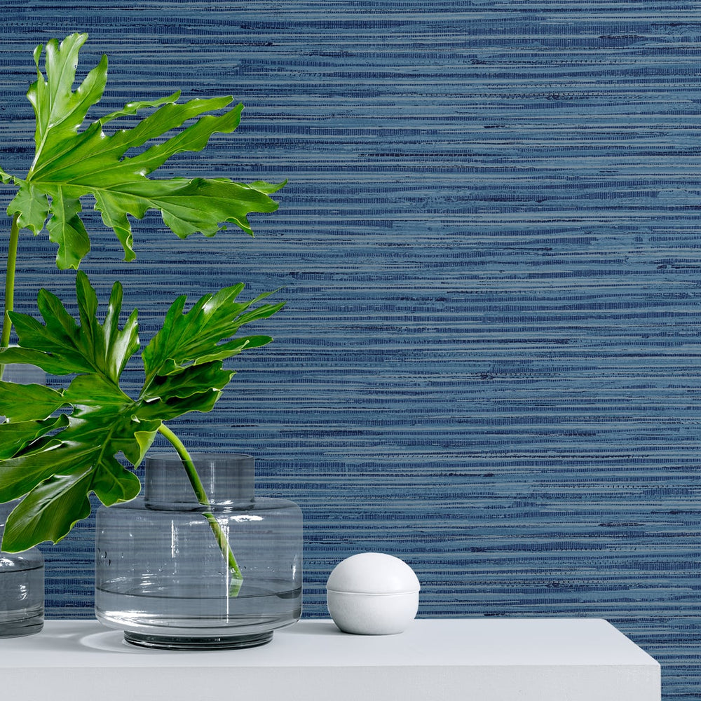 
                  
                    SG10202 faux grasscloth peel and stick removable wallpaper decor from The Sojourn Collection by Stacy Garcia Home
                  
                