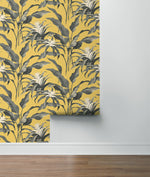 SG10305 Palma botanical peel and stick wallpaper roll from the Sojourn Collection by Stacy Garcia Home