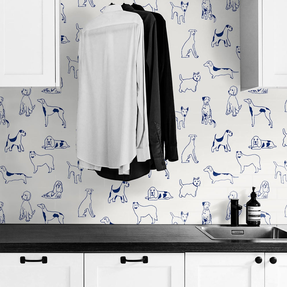 
                  
                    SG10402 best in show dog peel and stick removable wallpaper laundry room from the Sojourn collection by Stacy Garcia Home
                  
                