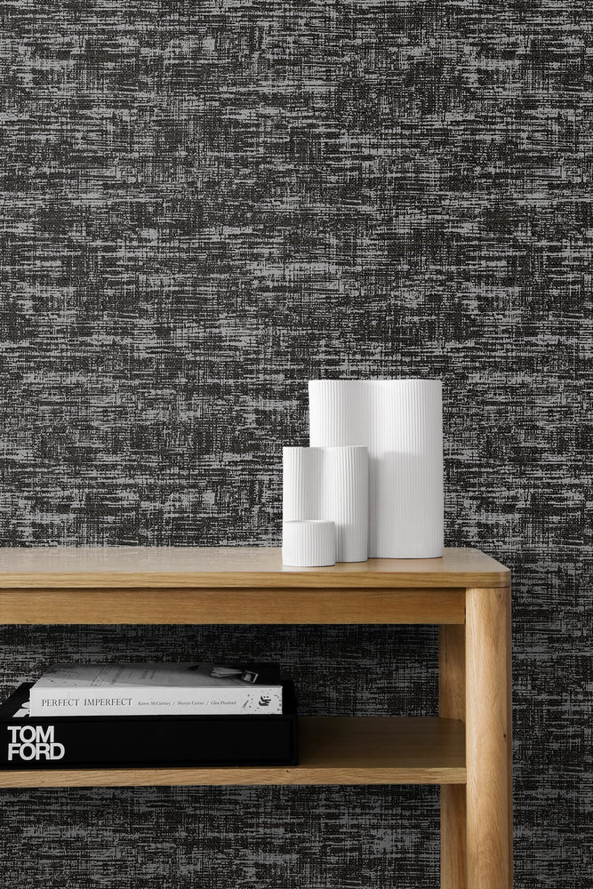 SG10500 Interference abstract peel and stick removable wallpaper decor from The Sojourn Collection by Stacy Garcia Home