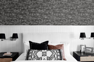 SG10500 Interference abstract peel and stick removable wallpaper bedroom from The Sojourn Collection by Stacy Garcia Home