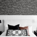 SG10500 Interference abstract peel and stick removable wallpaper bedroom from The Sojourn Collection by Stacy Garcia Home