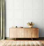 SG10700 square away faux wood peel and stick wallpaper entryway from The Sojourn Collection by Stacy Garcia Home