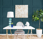 SG10704 square away faux wood peel and stick wallpaper office from The Sojourn Collection by Stacy Garcia Home