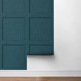SG10704 square away faux wood peel and stick wallpaper roll from The Sojourn Collection by Stacy Garcia Home