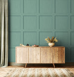 SG10714 square away faux wood peel and stick wallpaper entryway from The Sojourn Collection by Stacy Garcia Home