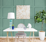 SG10714 square away faux wood peel and stick wallpaper office from The Sojourn Collection by Stacy Garcia Home