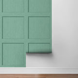 SG10714 square away faux wood peel and stick wallpaper roll from The Sojourn Collection by Stacy Garcia Home
