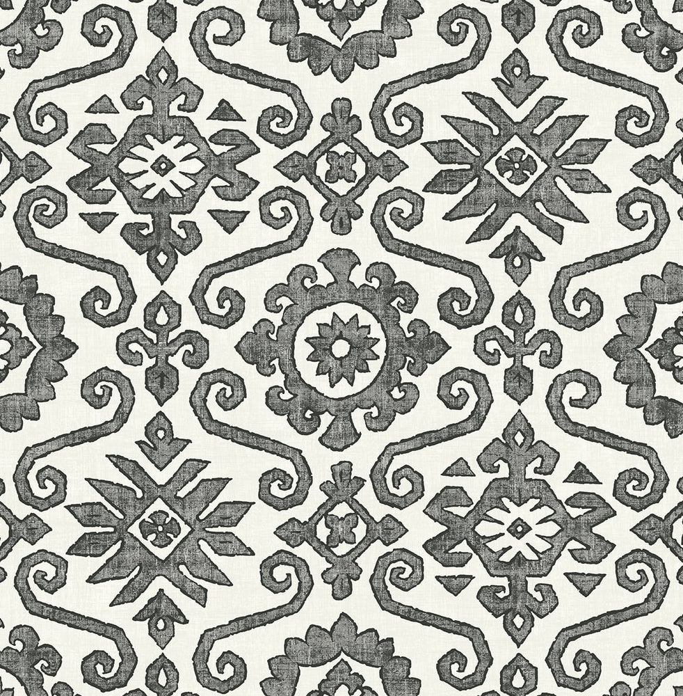 SG10800 Augustine geometric peel and stick removable wallpaper from The Sojourn Collection by Stacy Garcia Home