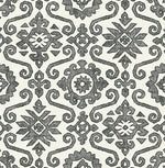 SG10800 Augustine geometric peel and stick removable wallpaper from The Sojourn Collection by Stacy Garcia Home