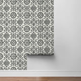 SG10800 Augustine geometric peel and stick removable wallpaper roll from The Sojourn Collection by Stacy Garcia Home