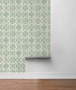 SG10804 Augustine geometric peel and stick removable wallpaper roll from The Sojourn Collection by Stacy Garcia Home
