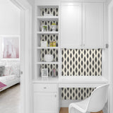SG10900 Ditto geometric peel and stick removable wallpaper office from The Sojourn Collection by Stacy Garcia Home