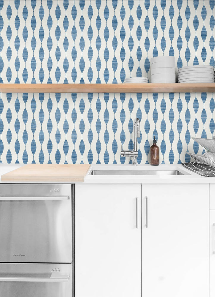 SG10902 Ditto geometric peel and stick removable wallpaper kitchen from The Sojourn Collection by Stacy Garcia Home
