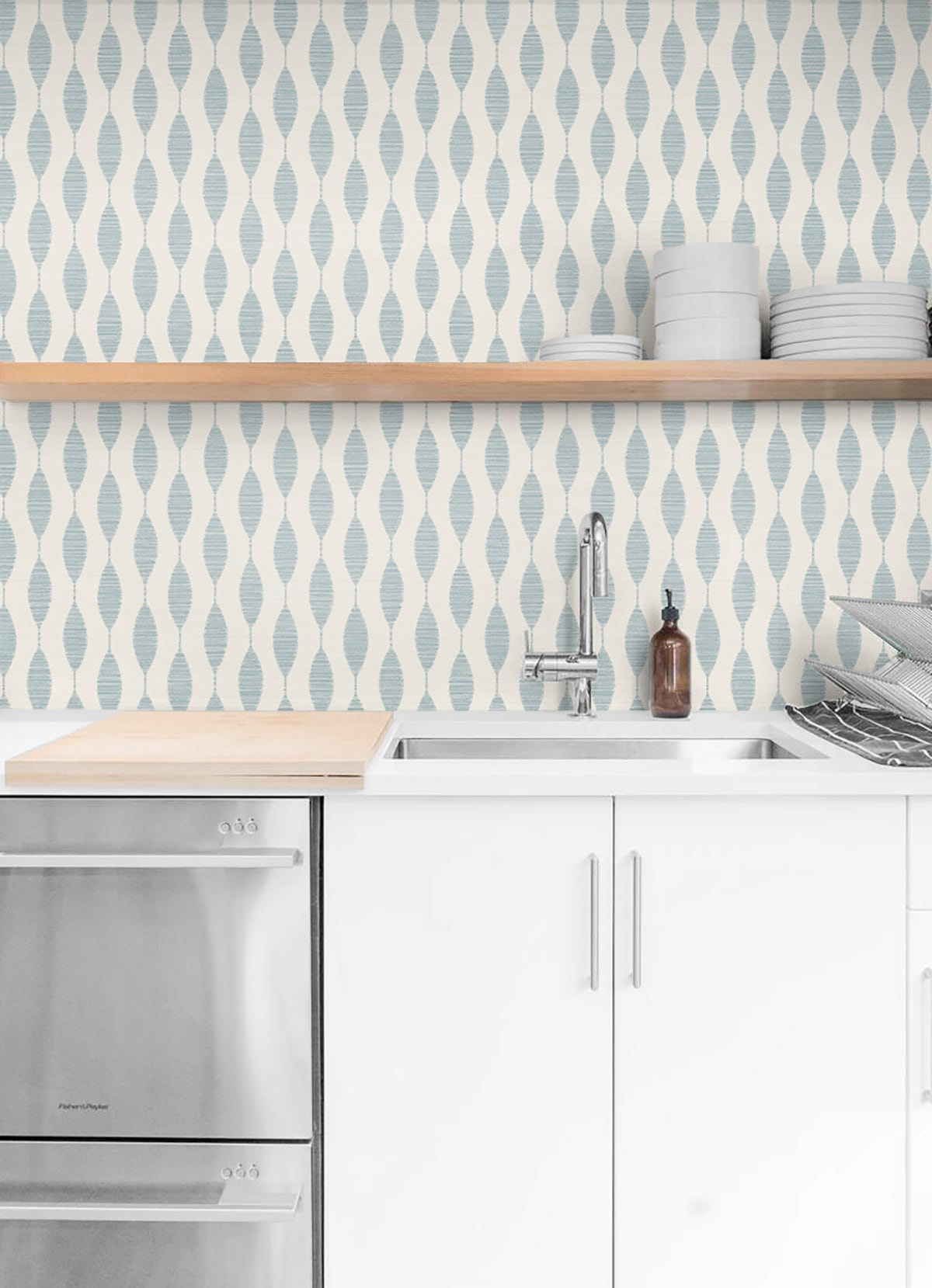 SG10912 Ditto geometric peel and stick removable wallpaper kitchen from The Sojourn Collection by Stacy Garcia Home