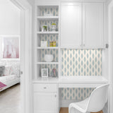 SG10912 Ditto geometric peel and stick removable wallpaper office from The Sojourn Collection by Stacy Garcia Home