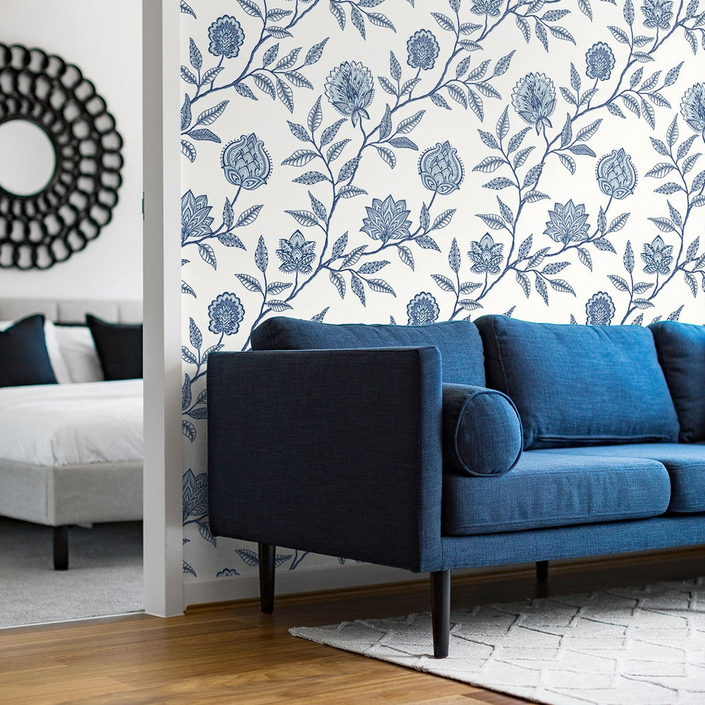 
                  
                    SG11002 Jaclyn floral peel and stick removable wallpaper living room from The Sojourn Collection by Stacy Garcia Home
                  
                