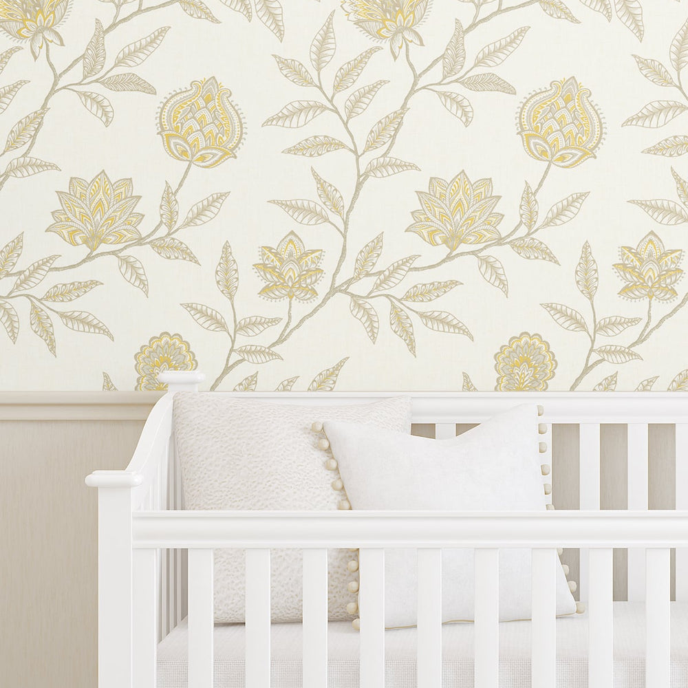 
                  
                    SG11005 Jaclyn floral peel and stick removable wallpaper nursery from The Sojourn Collection by Stacy Garcia Home
                  
                