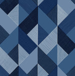 SG11102 Marquetry geometric peel and stick wallpaper from The Sojourn Collection by Stacy Garcia Home