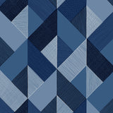 SG11102 Marquetry geometric peel and stick wallpaper from The Sojourn Collection by Stacy Garcia Home
