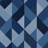 SG11102 Marquetry geometric peel and stick wallpaper from The Sojourn Collection by Stacy Garcia Home