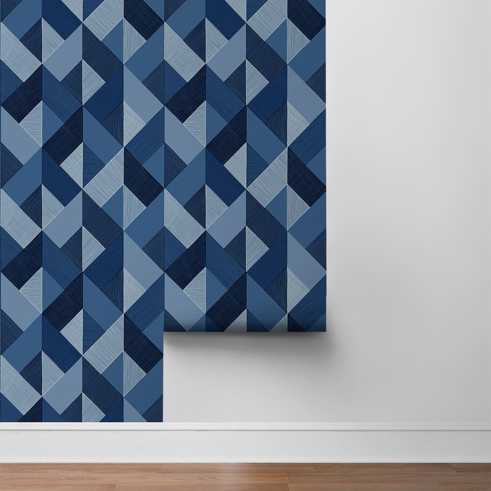 
                  
                    SG11102 Marquetry geometric peel and stick wallpaper roll from The Sojourn Collection by Stacy Garcia Home
                  
                