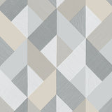SG11108 Marquetry geometric peel and stick wallpaper from The Sojourn Collection by Stacy Garcia Home