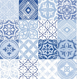 SG11202 tilework peel and stick removable wallpaper from The Sojourn Collection by Stacy Garcia Home