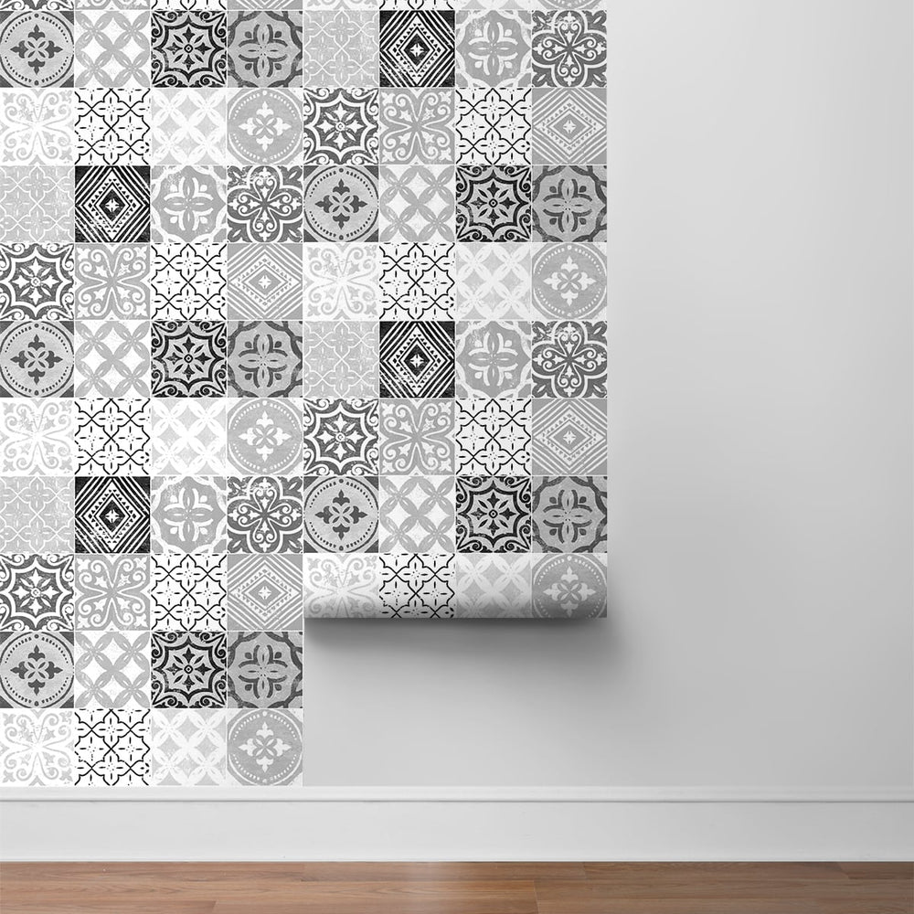 
                  
                    SG11210 tilework peel and stick removable wallpaper roll from The Sojourn Collection by Stacy Garcia Home
                  
                