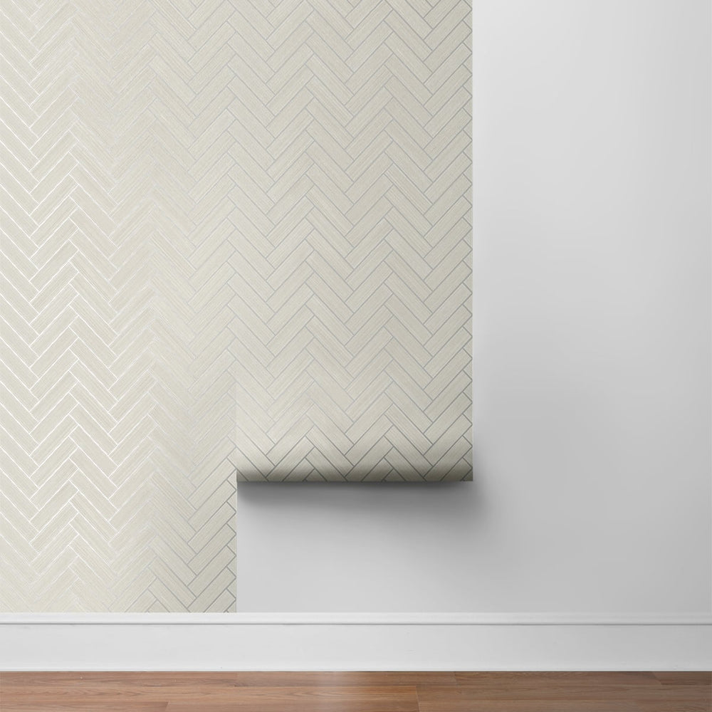 
                  
                    SG11300 herringbone inlay peel and stick removable wallpaper roll from Stacy Garcia Home
                  
                