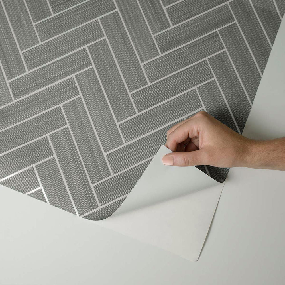 
                  
                    SG11307 herringbone inlay peel and stick removable wallpaper self adhesive from Stacy Garcia Home
                  
                