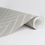 SG11308 herringbone inlay peel and stick removable wallpaper roll from Stacy Garcia Home