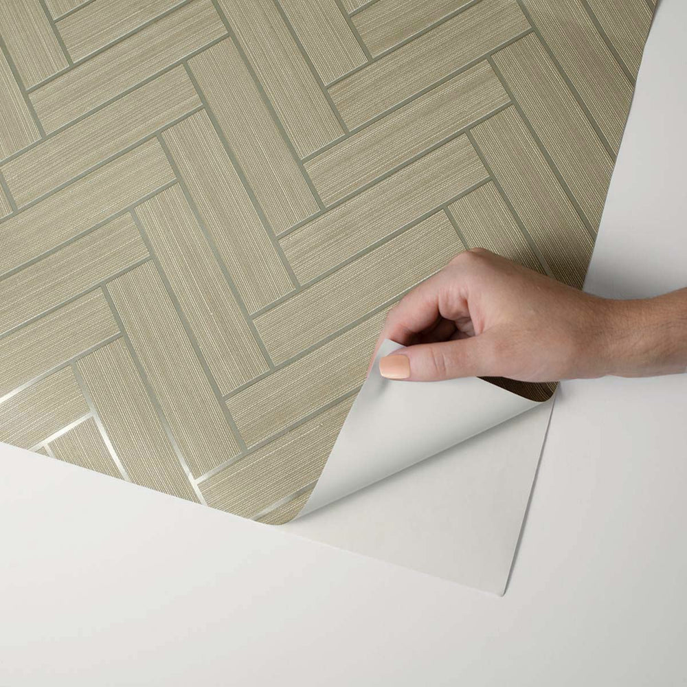 
                  
                    SG11313 herringbone inlay peel and stick removable wallpaper removable from Stacy Garcia Home
                  
                