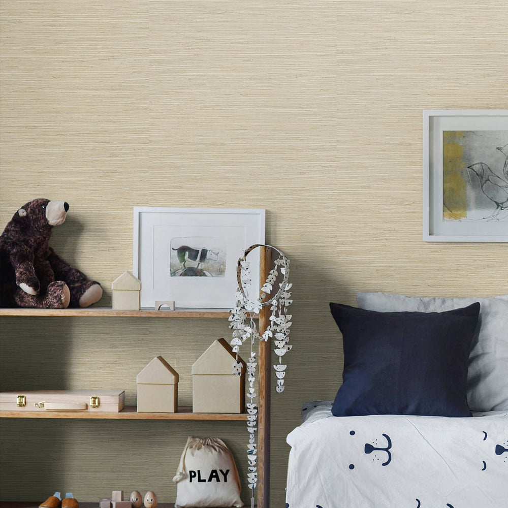 
                  
                    SG11403 Saybrook faux rushcloth peel and stick wallpaper nursery from Stacy Garcia
                  
                