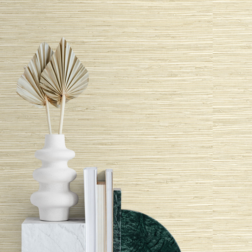 
                  
                    SG11403 Saybrook faux rushcloth peel and stick wallpaper accent from Stacy Garcia
                  
                