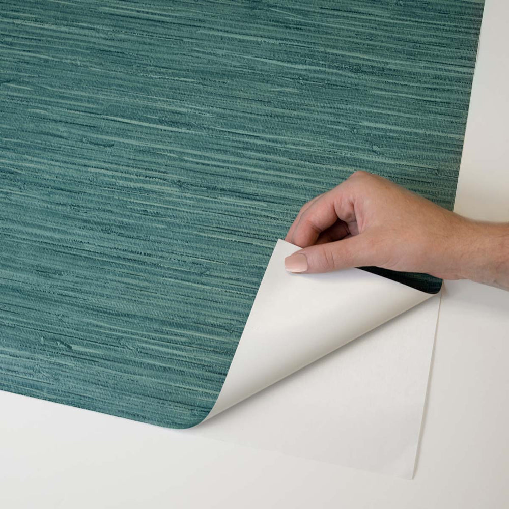 
                  
                    SG11404 Saybrook faux rushcloth peel and stick removable wallpaper from Stacy Garcia
                  
                
