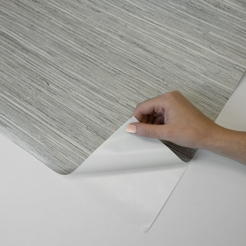 
                  
                    SG11407 Saybrook faux rushcloth peel and stick removable wallpaper from Stacy Garcia
                  
                
