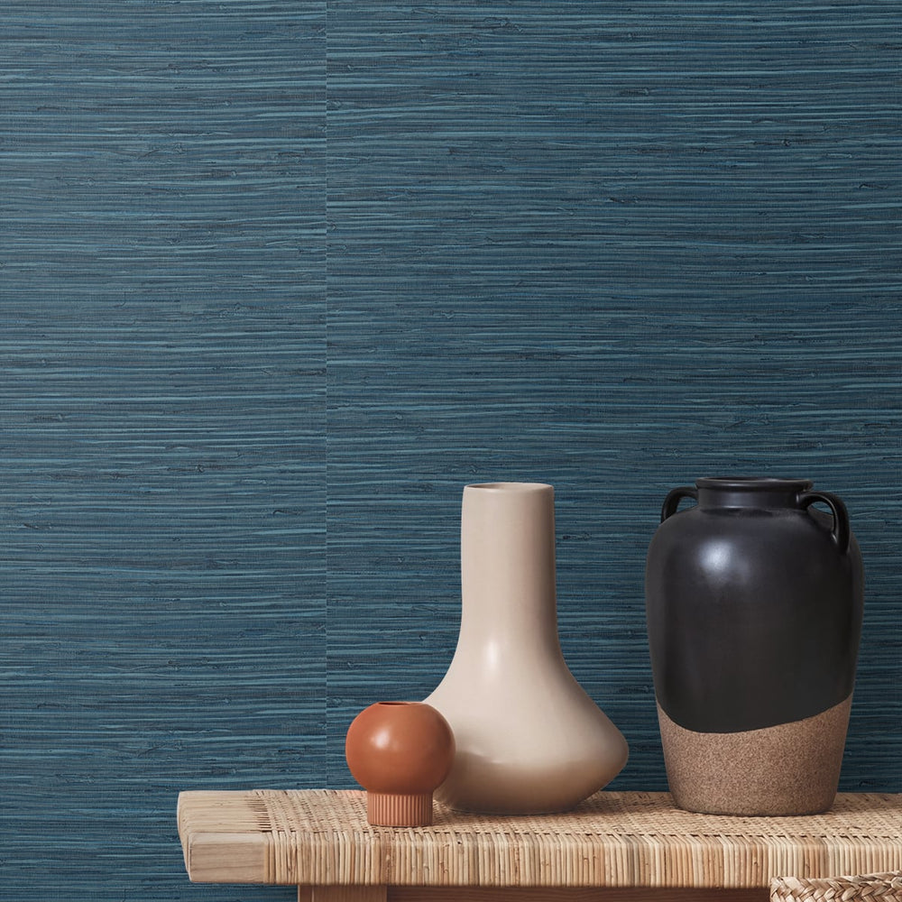
                  
                    SG11412 Saybrook faux rushcloth peel and stick wallpaper decor from Stacy Garcia
                  
                