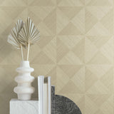 SG11703 geo inlay geometric peel and stick wallpaper decor from Stacy Garcia Home