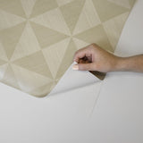 SG11703 geo inlay geometric peel and stick removable wallpaper from Stacy Garcia Home