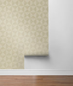 SG11703 geo inlay geometric peel and stick temporary wallpaper from Stacy Garcia Home