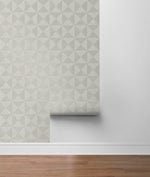 SG11708 geo inlay geometric peel and stick temporary wallpaper from Stacy Garcia Home